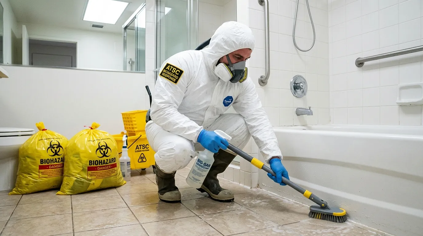 Decontamination equipment deployed for Blood Cleanup in Lawndale